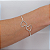 Pulseira Feminina Bracelete Prata 925 Love Coração Jóia kit - Imagem 3