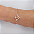 Pulseira Bracelete De Prata 925 Losango legitima feminina - Imagem 3