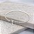 Bracelete De Prata 925 Unissex Minimalista Maciço Joia pura - Imagem 4