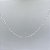 Corrente Elos De Coração Diamantada 45cm Prata 925 feminina cordão chocker - Imagem 8