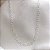 Corrente Elos De Coração Diamantada 45cm Prata 925 feminina cordão chocker - Imagem 6