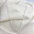 Corrente Elos De Coração Diamantada 45cm Prata 925 feminina cordão chocker - Imagem 5