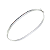 Bracelete Pulseira Largo Feminino Rigido Prata 925 Legitima - Imagem 3