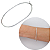 Bracelete Básico Fino Liso Com Fecho Joia Prata 925 legitima - Imagem 7