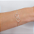 Pulseira Bracelete Feminina Prata Legitima 925 Ajustável kit - Imagem 3