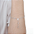 Pulseira Mini Terço Zircônia 5mm Prata 925 Rosário cravejada - Imagem 2