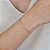 Bracelete Feminino Prata 925 Regulável Detalhe em V com Garantia - Imagem 3