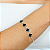 Pulseira Prata 925 Van 5 Trevos Resina Preto cravado prata legitima original feminina feminino - Imagem 10