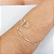 Bracelete Prata 925 Fio Coração Prata Pura Garantia original - Imagem 4