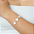 Pulseira Flor Trevo Prata 925 Feminino Garantia Madrepérola - Imagem 2