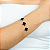 Pulseira Prata 925 Van Trevo Preto Cravado Legitima Flor - Imagem 2
