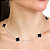 Colar em Prata 925 Trevo Preto Gargantilha Feminino Legítima Inspiração Van Cleef - Imagem 2