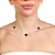 Colar em Prata 925 Trevo Preto Gargantilha Feminino Legítima Inspiração Van Cleef - Imagem 3