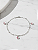 Pulseira Prata 925 Feminina Pontos De Luz com zircônias Rosa - Imagem 4
