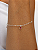 Pulseira Prata 925 Feminina Pontos De Luz zircônias vermelha - Imagem 2