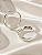 Kit dupla Argola Redonda Prata 925 feminina 2 Furos grande - Imagem 6