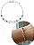 Pulseira Infinito Olho Grego Prata 925 tira mau olhado Azul - Imagem 1