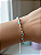Pulseira Infinito Olho Grego Prata 925 tira mau olhado Azul - Imagem 2