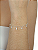 Pulseira Pontos de Luz zirconia Cristal Prata 925 luxo pedra - Imagem 2