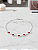 Pulseira Pontos Luz Vermelho Prata 925 original luxo pedras - Imagem 7