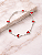 Pulseira Prata 925 Corações Zircônias vermelho amor Original - Imagem 4