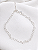 Pulseiras Elos Coração + Bolinha Prata 925 Legitima Feminina Prateado 18 Cm - Imagem 4