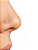 Piercing Labret Australiano 100% Titânio Haste Fina Push zirconia cravada - Imagem 6