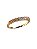 Anel Aparador 2 Fileiras  Cristal Cravejado - Banhado Em Ouro18k - Imagem 1