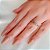 Anel 2 Fileiras Cravejada Cristais Colors -Banhado Em Ouro18k - Imagem 3