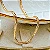 Colar Chocker Malha de Cobra- Folheado A Ouro18k - Imagem 3