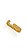 Piercing Fake Vigail Trabalhado- Folheado A Ouro18k - Imagem 1