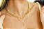 Colar Cruz Cravejado - Folheado A Ouro18k - Imagem 2