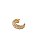 Piercing  Liz  Fake 3 Fileiras Com Zircônias Cravejadas - Folheado A Ouro18k - Imagem 1