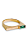 Anel Greta Quadrado Com Pedra Verde Esmeralda Lateral  - Banhado Em Ouro18k - Imagem 1
