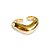 Anel  Abaulado York - Banhado Em Ouro18k - Imagem 1