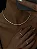Colar Riviera  Diamond 3 Pontas M - Banhado Em Ouro18k - Imagem 4