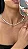 Colar Riviera  Diamond 3 Pontas M - Banhado Em Ouro18k - Imagem 2