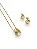 Conjunto Gota Citrino - Banhado Em Ouro18k - Imagem 1