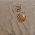 Brinco Martina Oval - Banhado Em Ouro18k - Imagem 2