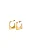 Brinco Argola Classy M - Banhado Em Ouro18k - Imagem 1
