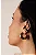 Brinco Argola Drop - Banhado Em Ouro18k - Imagem 2