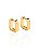 Brinco Argola Thaiguer- M- Banhado Em Ouro18k - Imagem 1