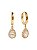 Brinco Argolinha Lisa Fiorella - Banhado Em Ouro18k - Imagem 1