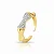 Anel Bamboo Ajustável - Banhado no Ouro18k - Imagem 1