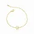 Pulseira Trevo - Banhada no Ouro18k - Imagem 1