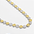Pulseira Flowers Banho Duo  Cravejada- Ródio Branco - Imagem 1
