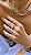 Colar Riviera Diamond 3 Garras- Banhada no Ouro18k - Imagem 4