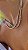Colar Riviera Diamond 3 Garras- Banhada no Ouro18k - Imagem 2