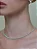 Colar Riviera Diamond 3 Garras 40cm - Banhada no Ródio Branco - Imagem 2