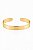 Bracelete Liso Naka - Banhado no Ouro18k - Imagem 1